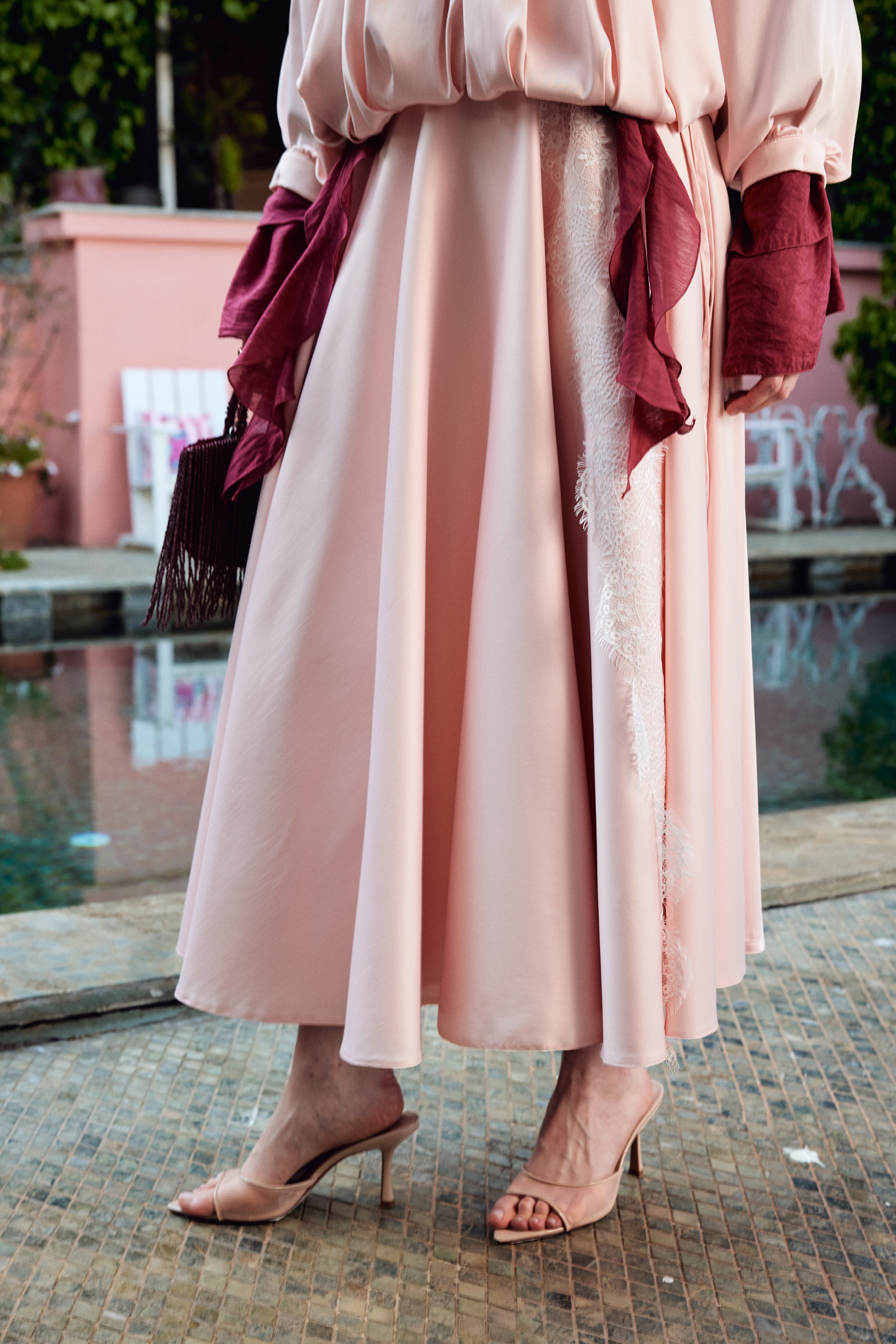 Kloş Etek ( Pembe )