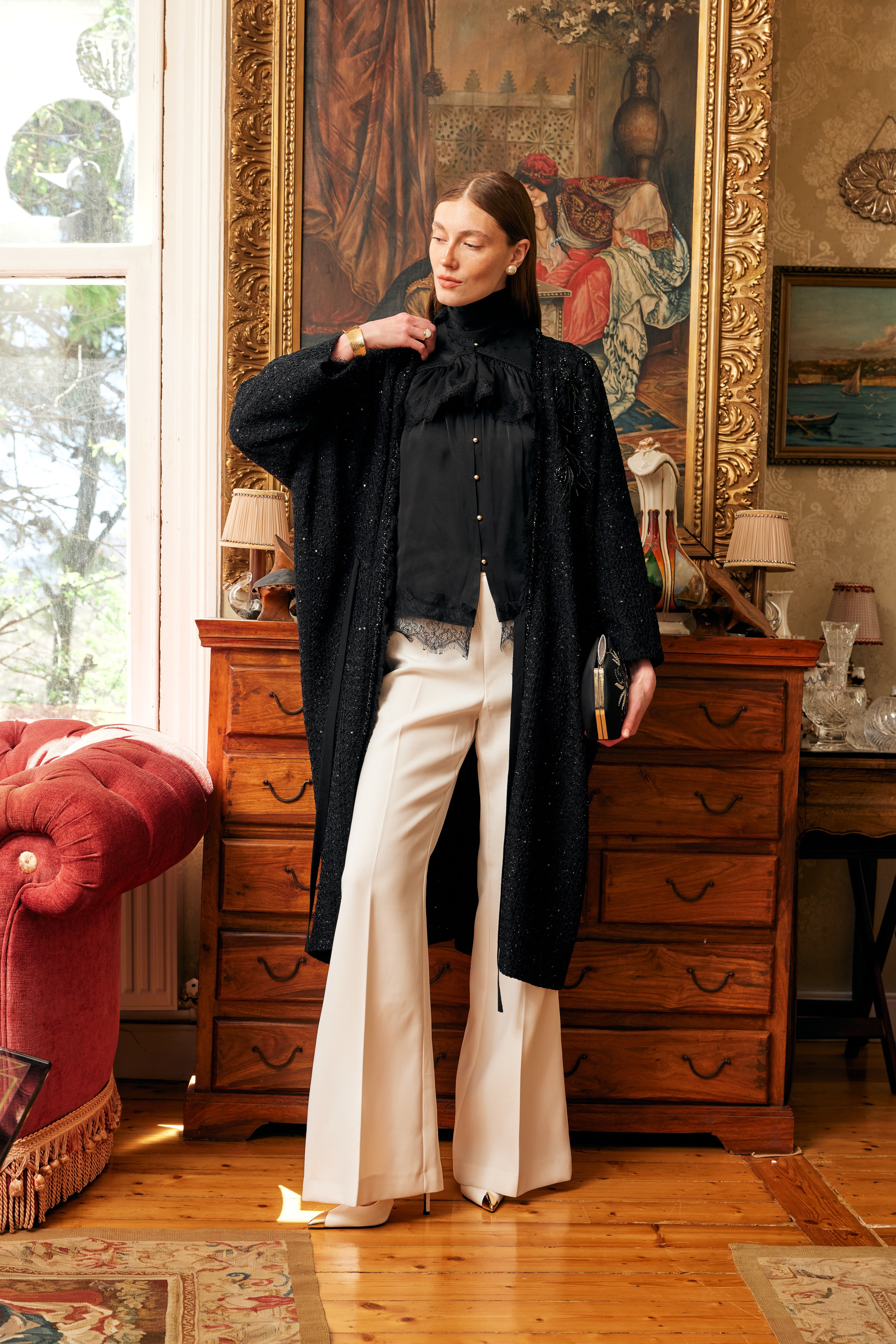 Püsküllü Kimono