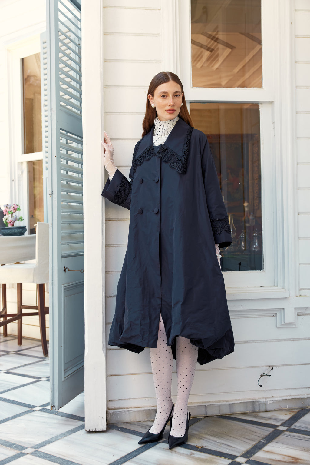 Retro Trench ( SİYAH )