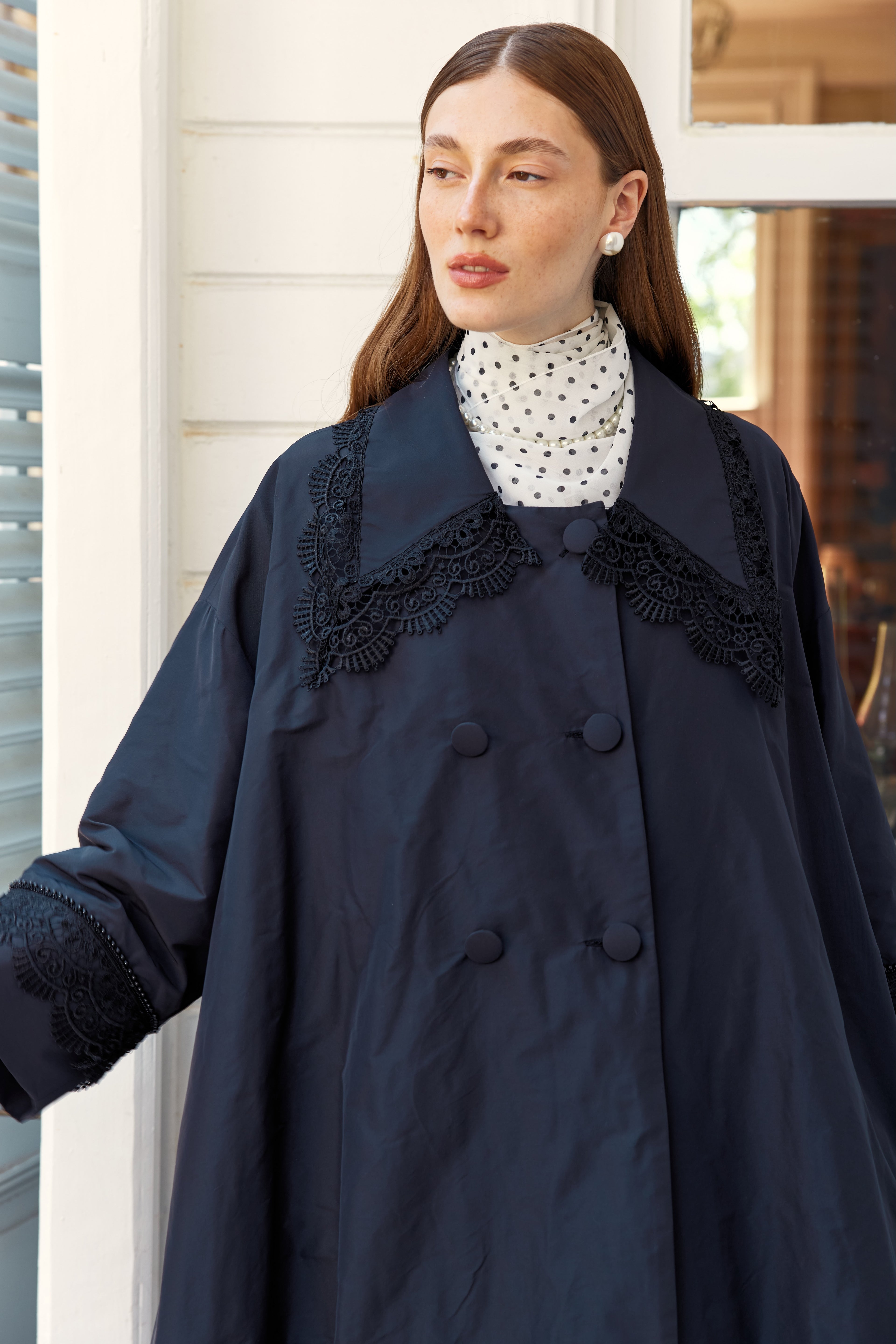 Retro Trench ( SİYAH )