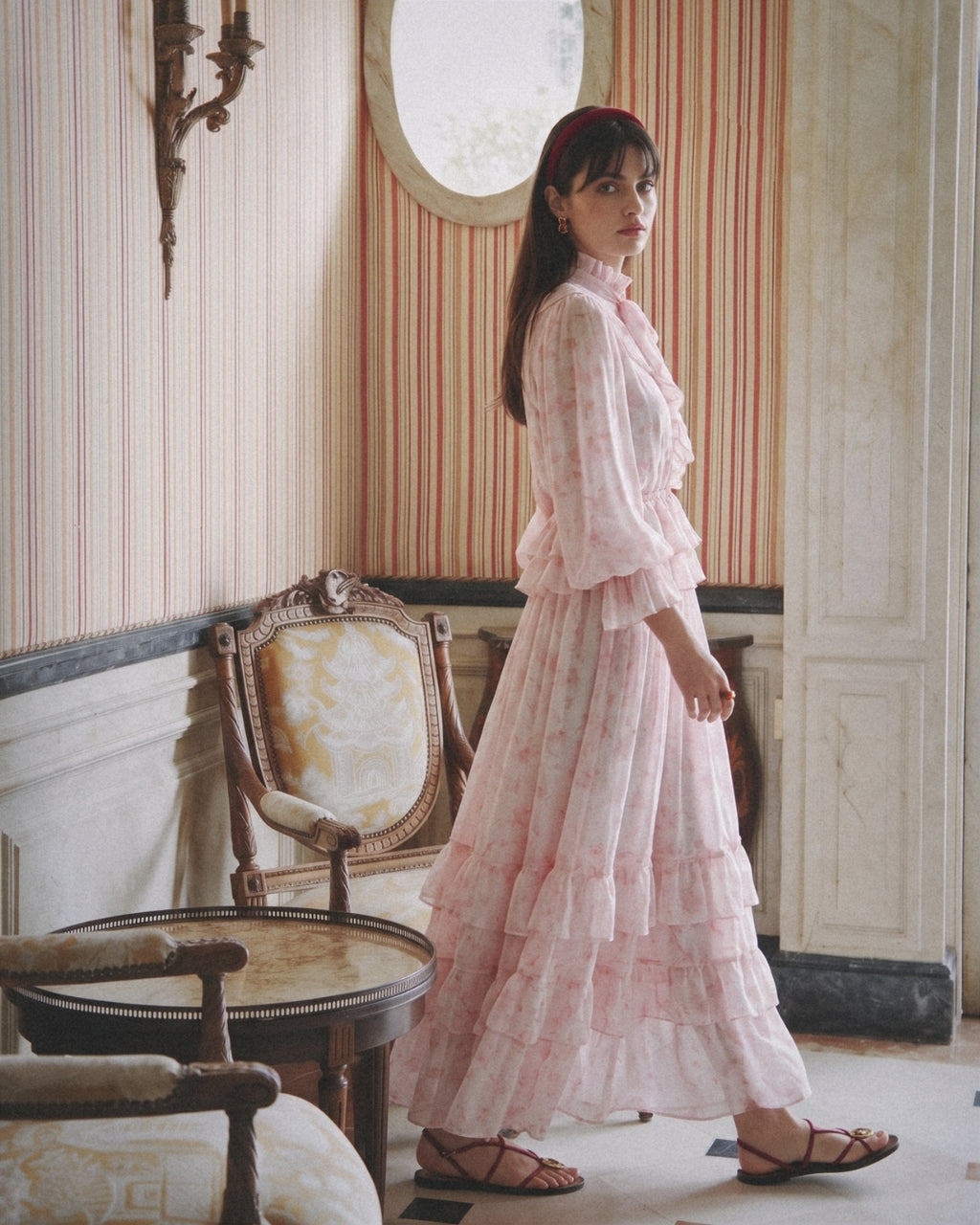 Serena Çiçekli Elbise ( Pembe )