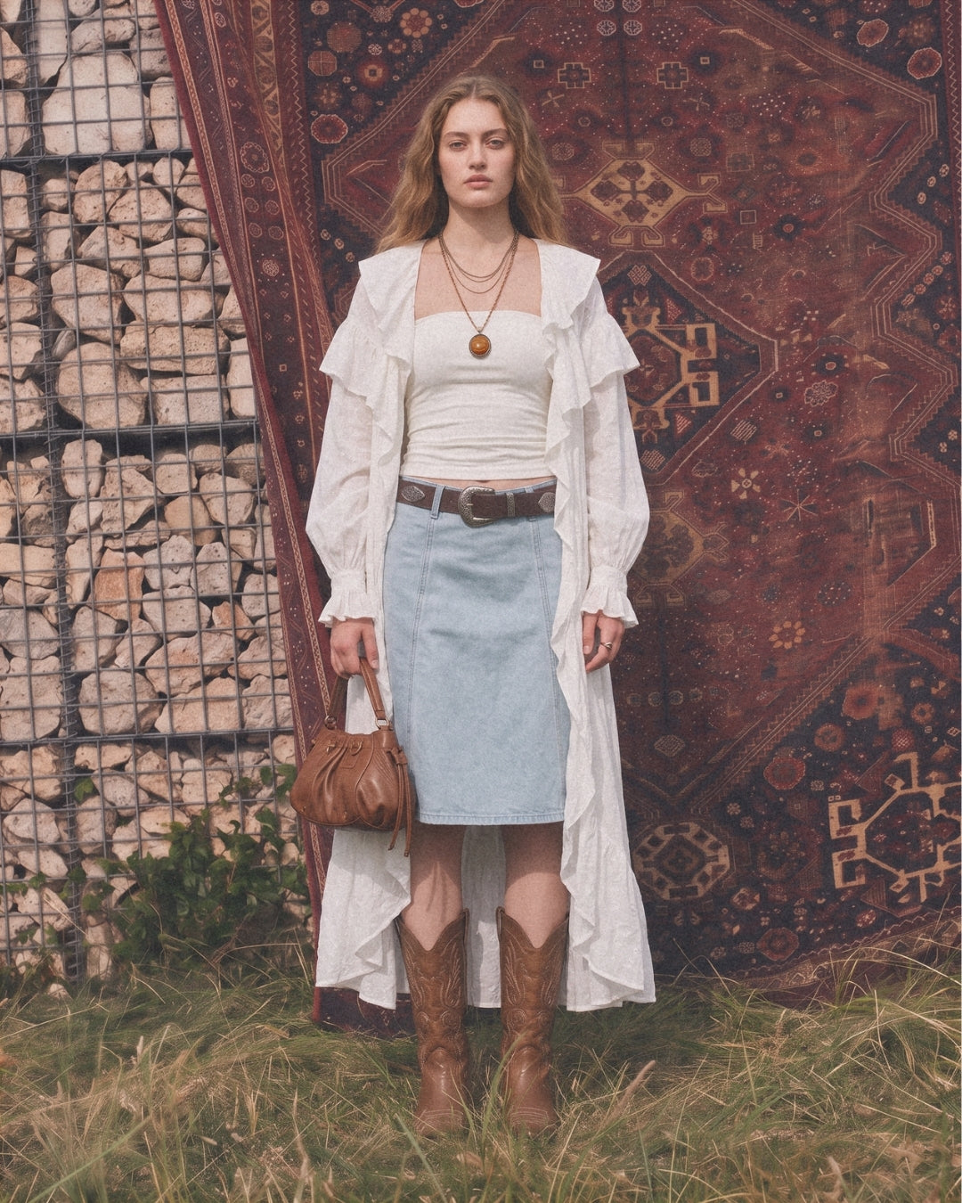 Romance Kaftan ( Ekru )