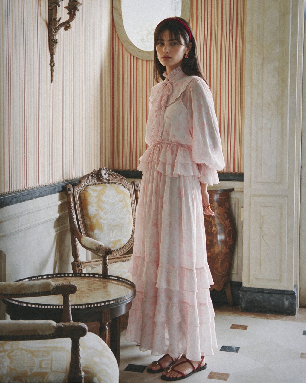 Serena Çiçekli Elbise ( Pembe )