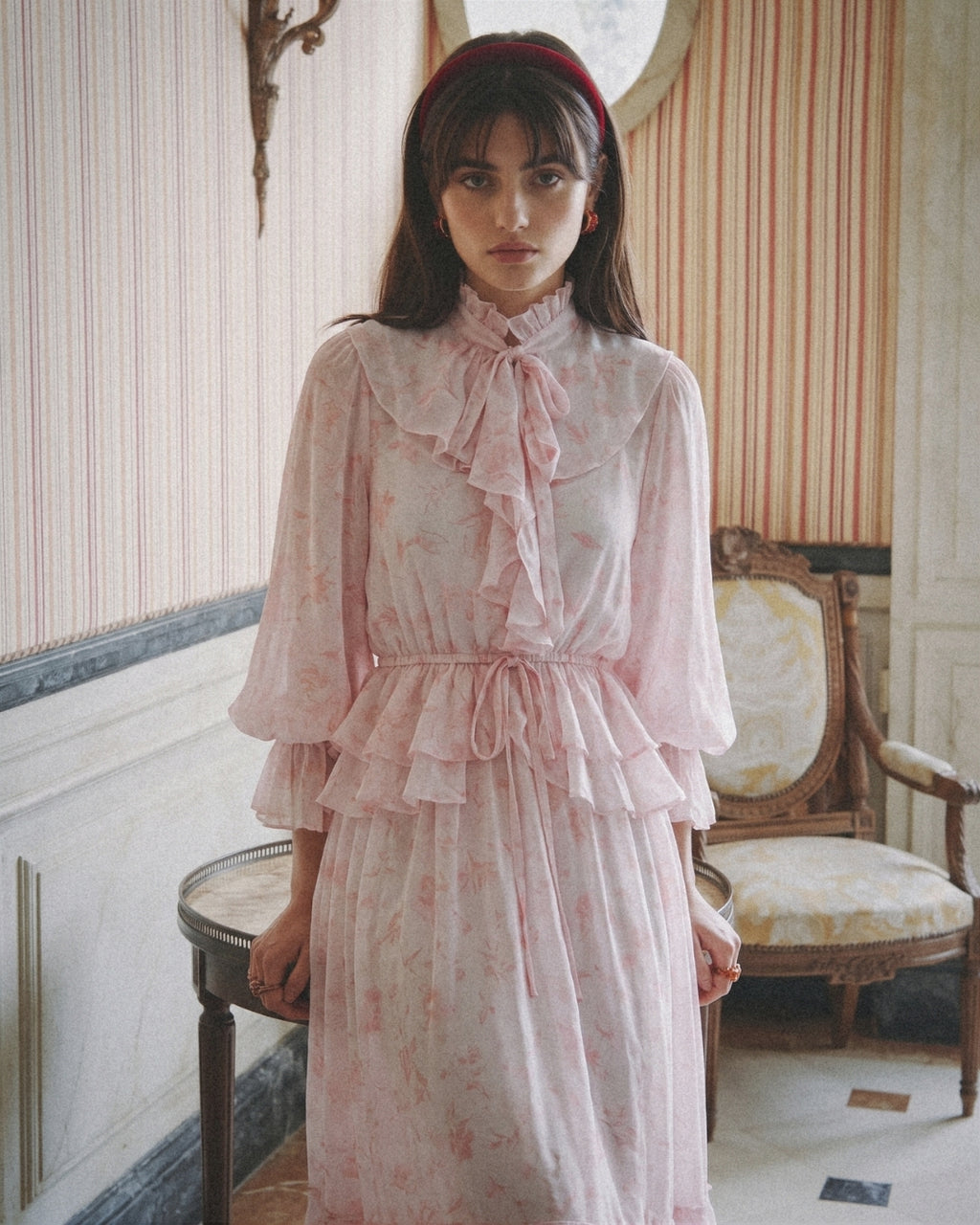 Serena Çiçekli Elbise ( Pembe )