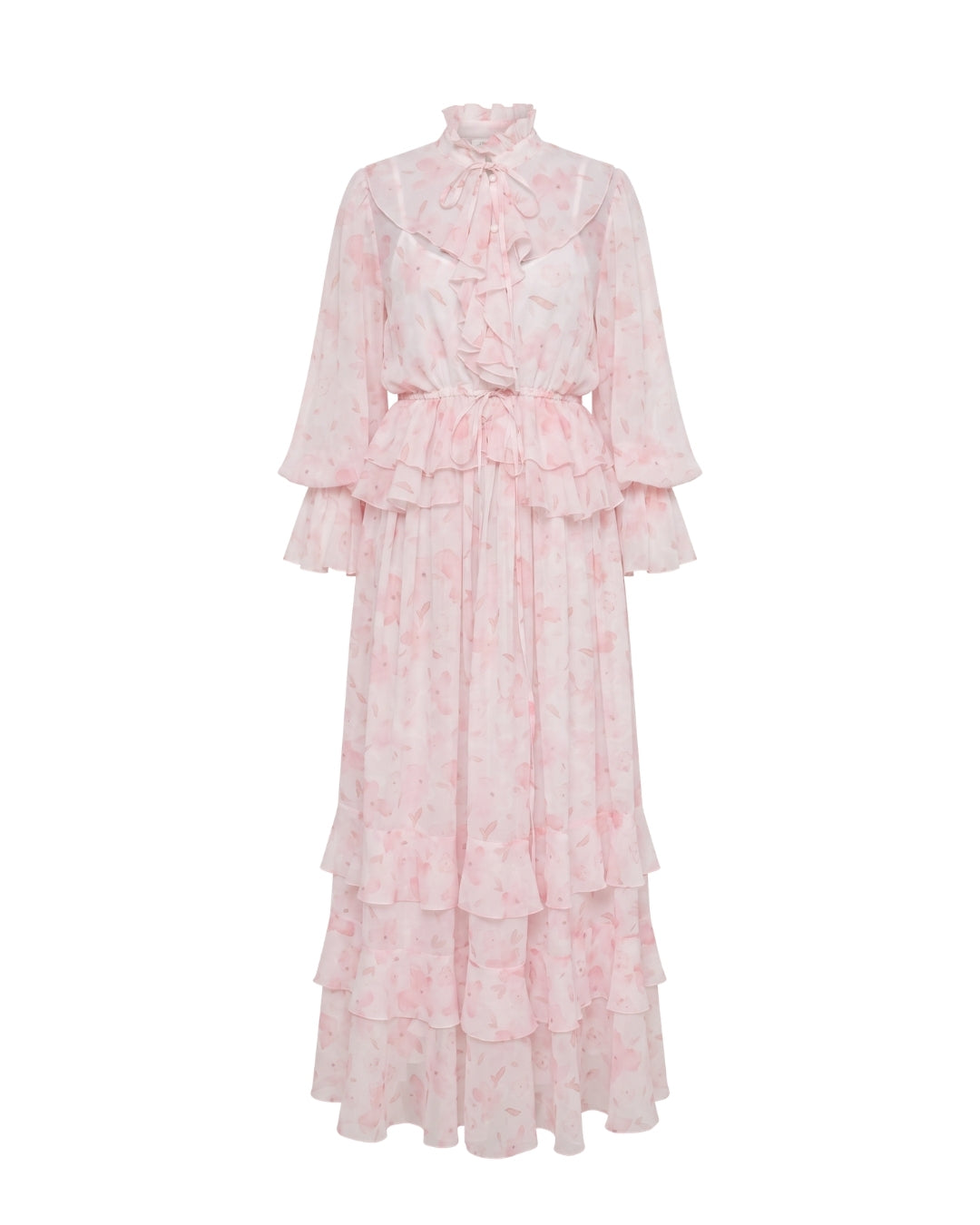 Serena Çiçekli Elbise ( Pembe )